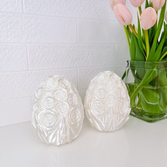 Large Rose-Covered Easter Eggs โ Handcrafted Party Favors, Spring Decor, Wedding - Picture 10 of 12